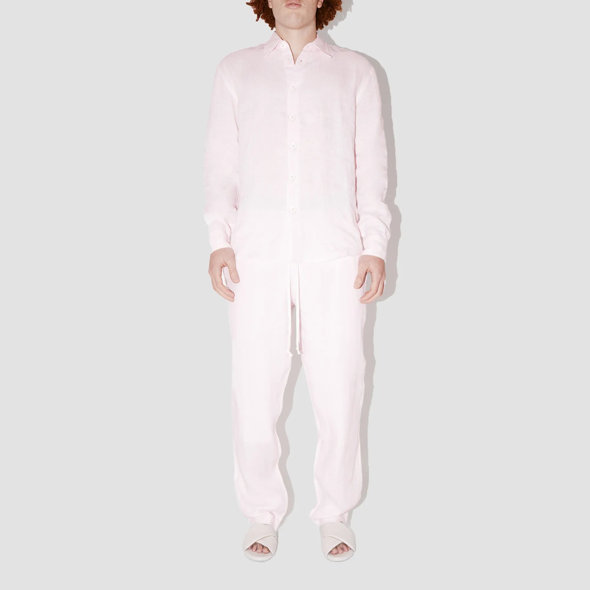 TerraLinen Pink Classic Shirt