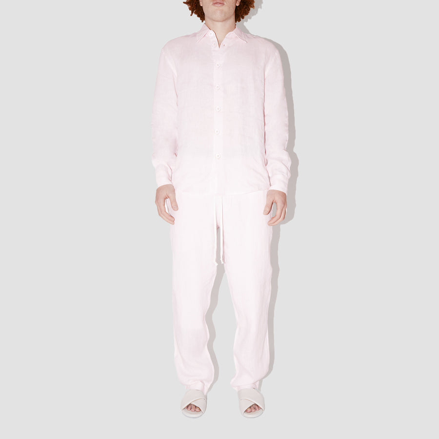 TerraLinen Pink Classic Shirt