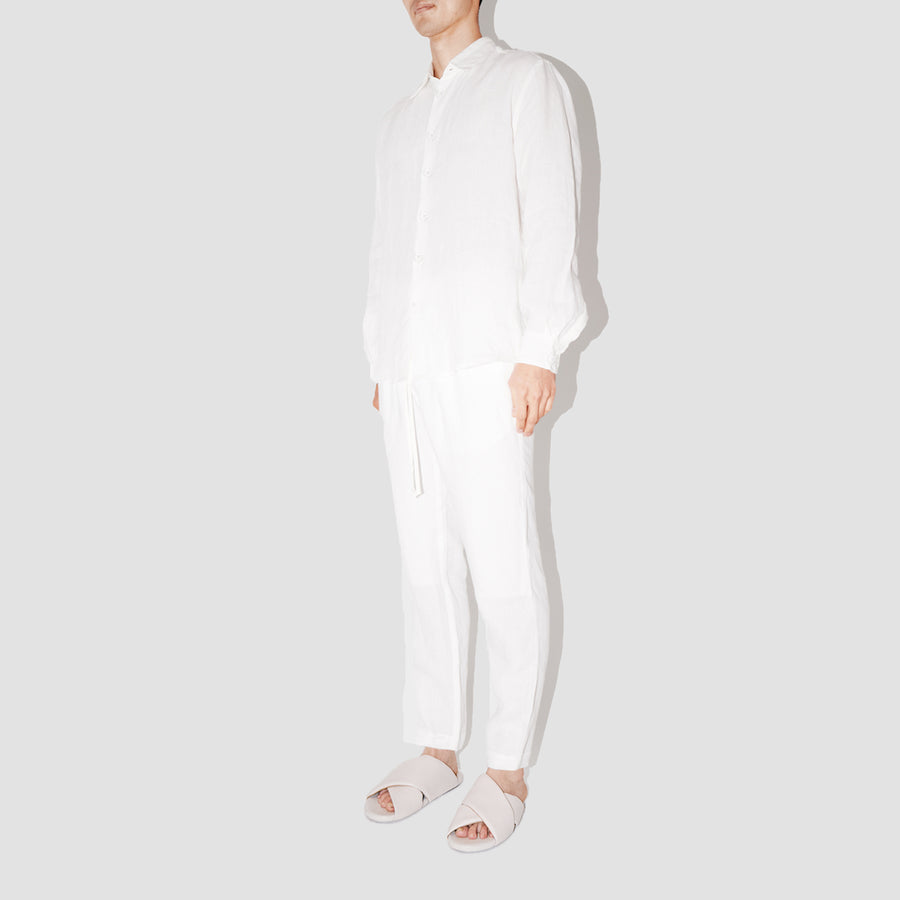 TerraLinen White Classic Shirt