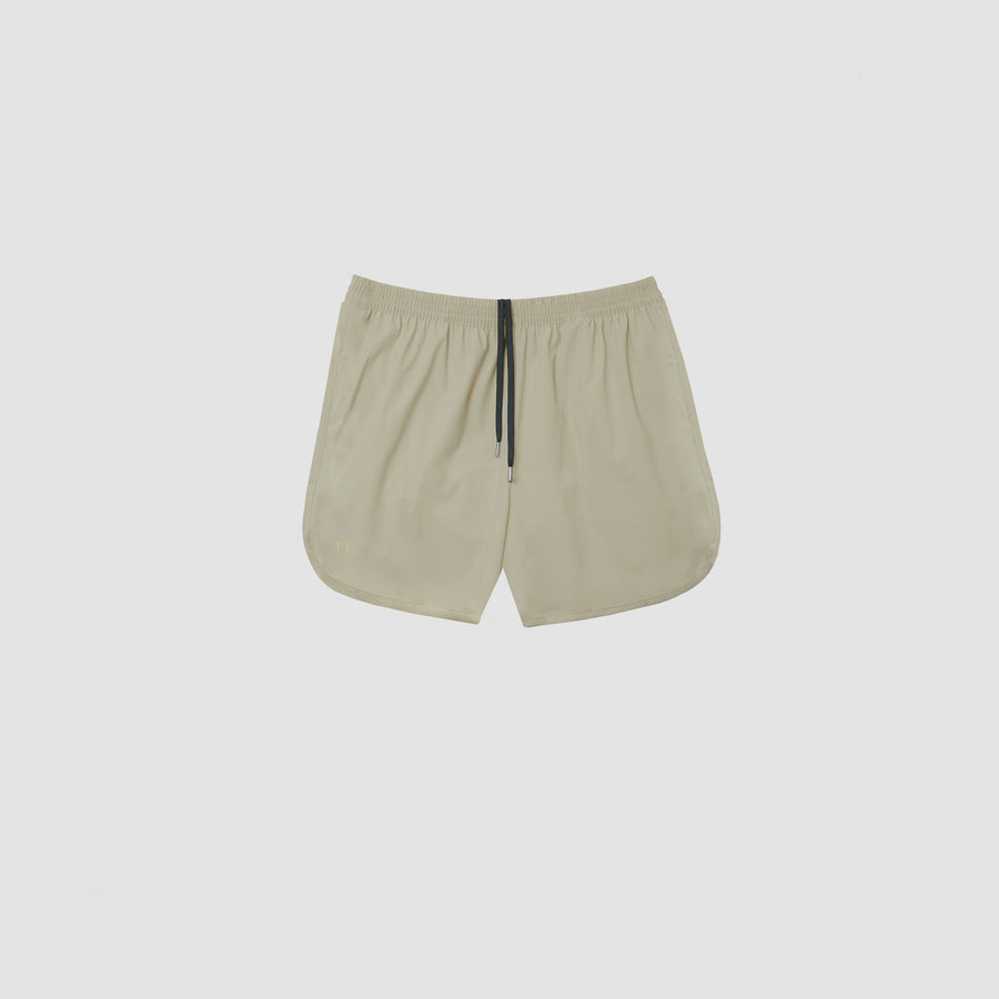 AquaSilk Beige Shorter Swim Shorts