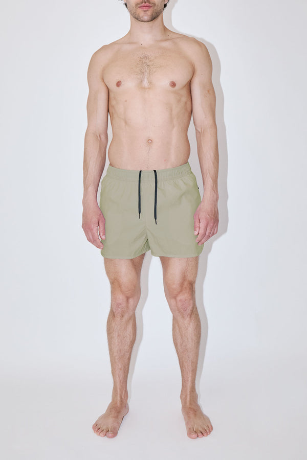 Pistachio Shorter Swim Shorts