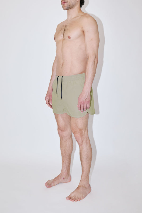 Pistachio Shorter Swim Shorts