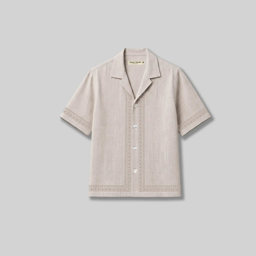 TerraLinen Nomad Code Sand Riviera Shirt