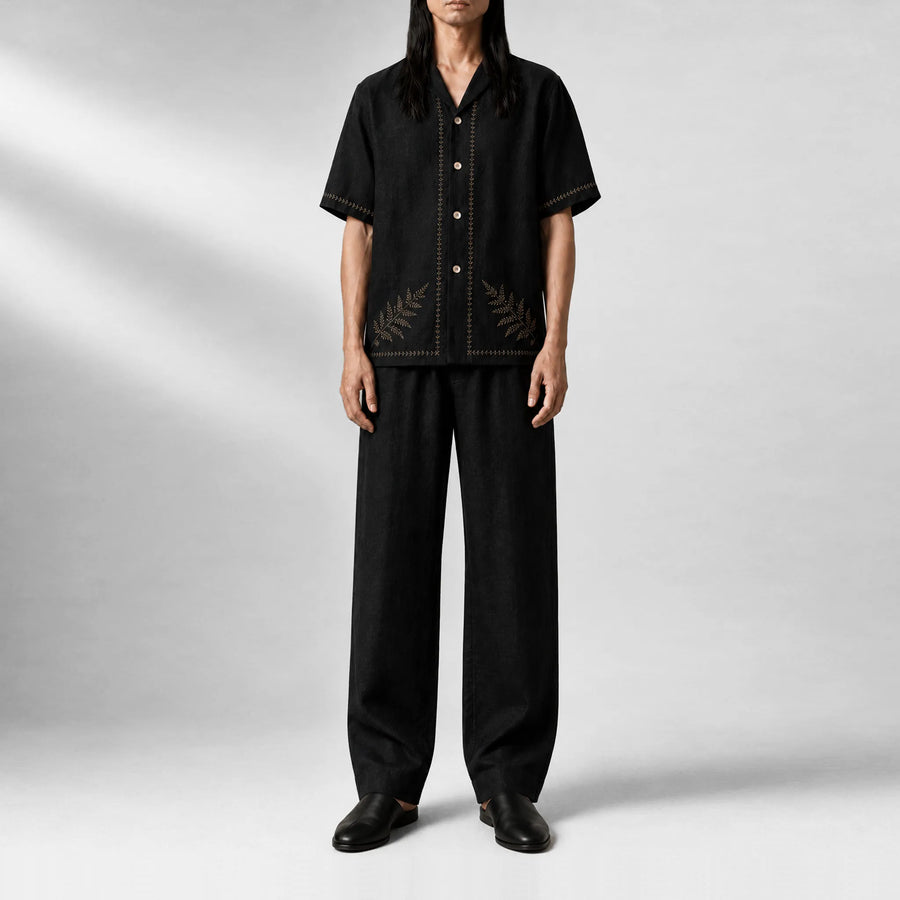 TerraLinen Wisper Gold Black