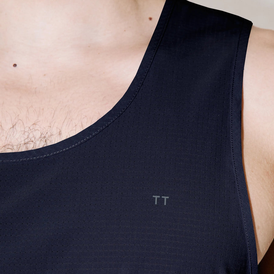 AquaLite Black Active Sleeveless Tee