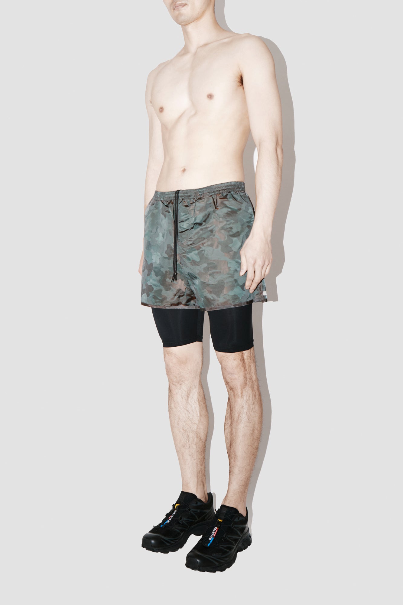 Camo Grigio RUNNING SHORTS