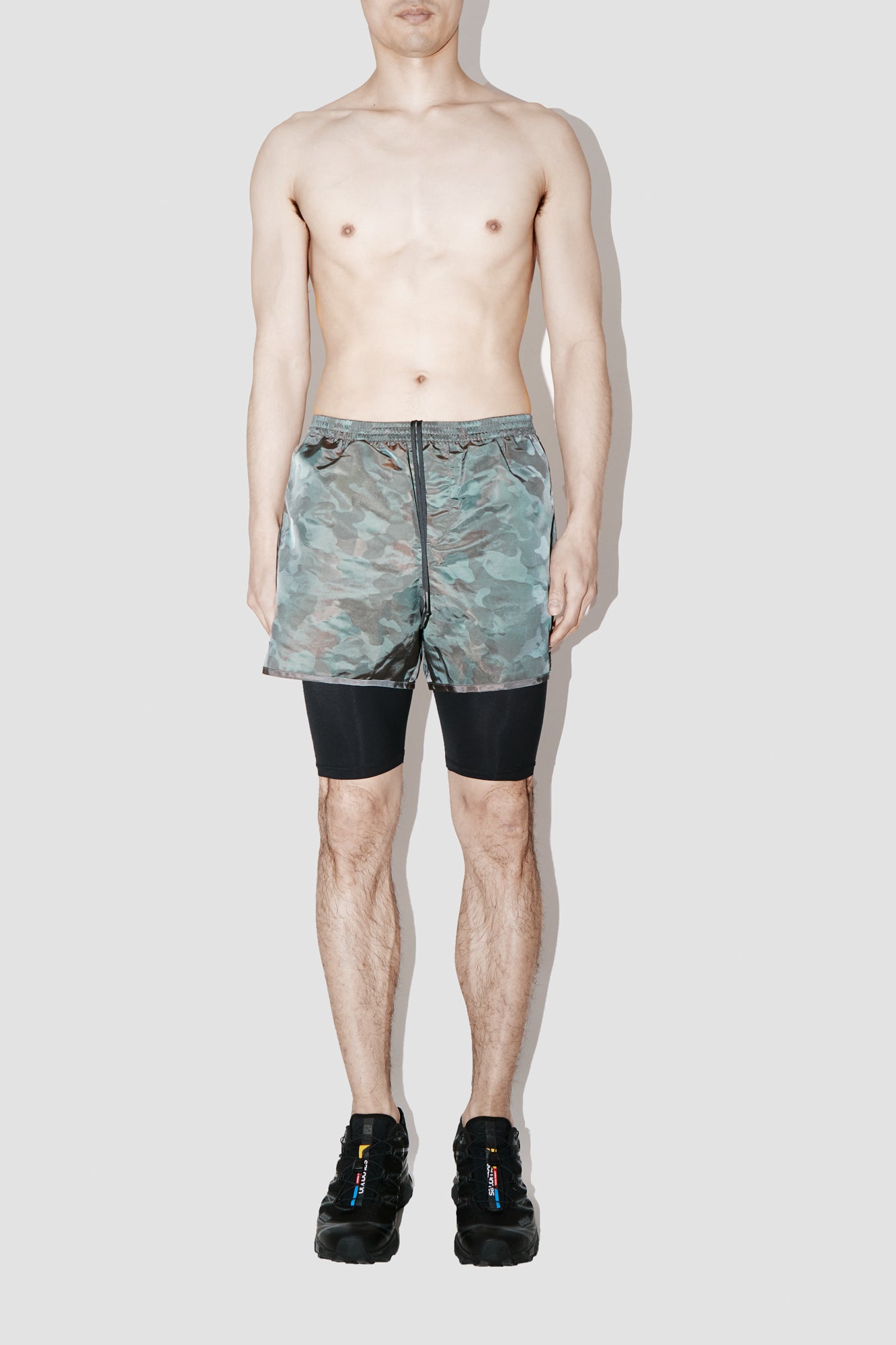 Camo Grigio RUNNING SHORTS