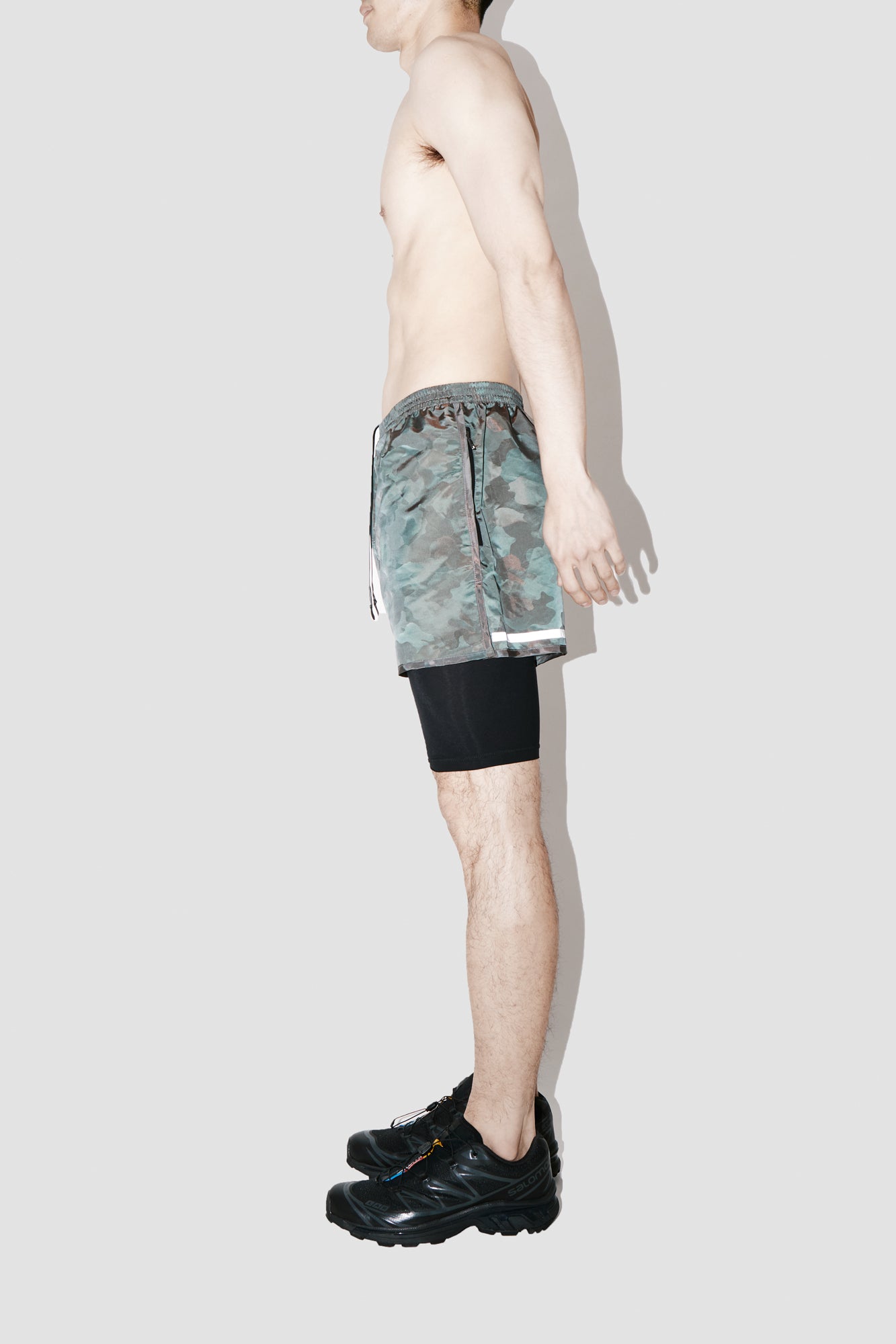 Camo Grigio RUNNING SHORTS