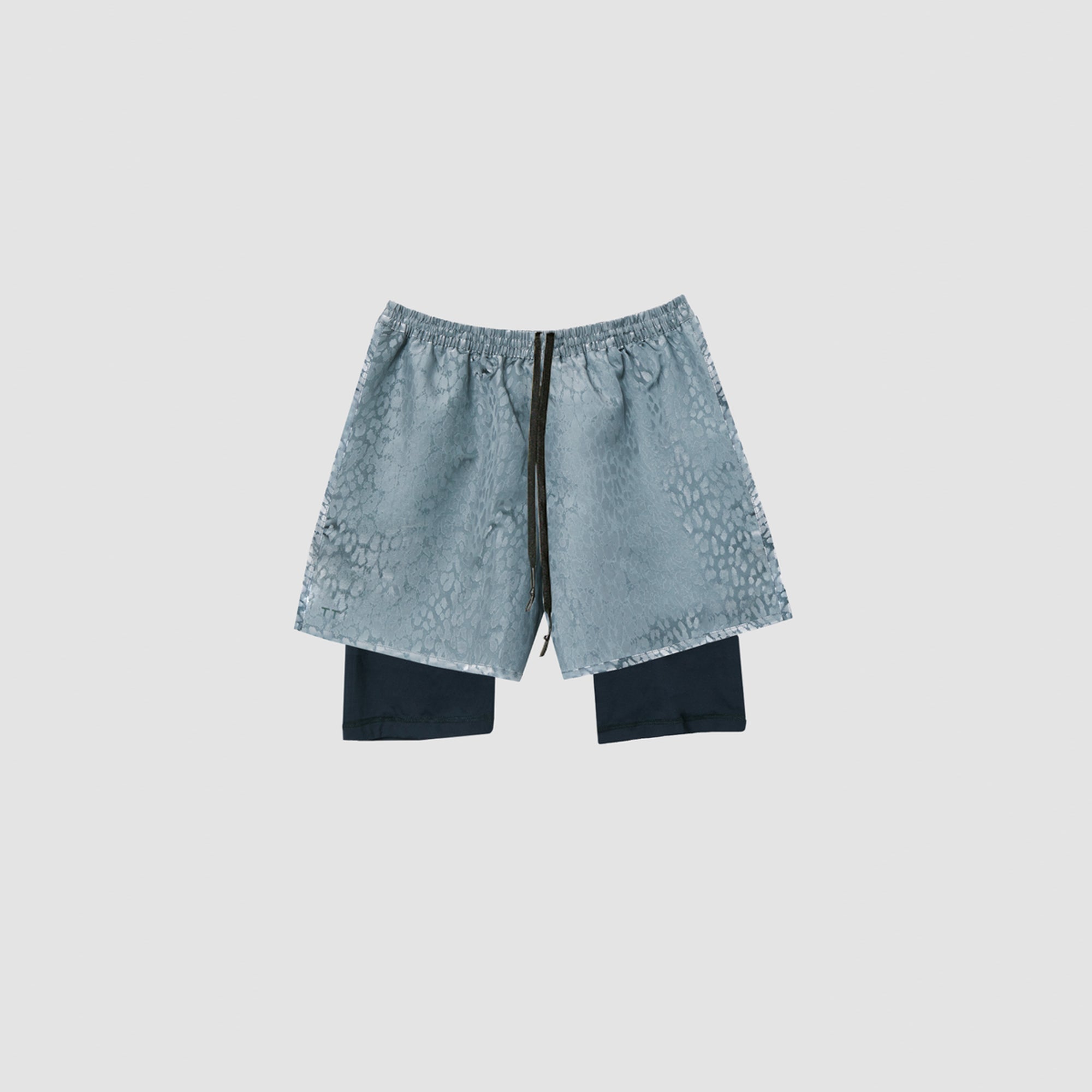 Leopard Space Running Shorts