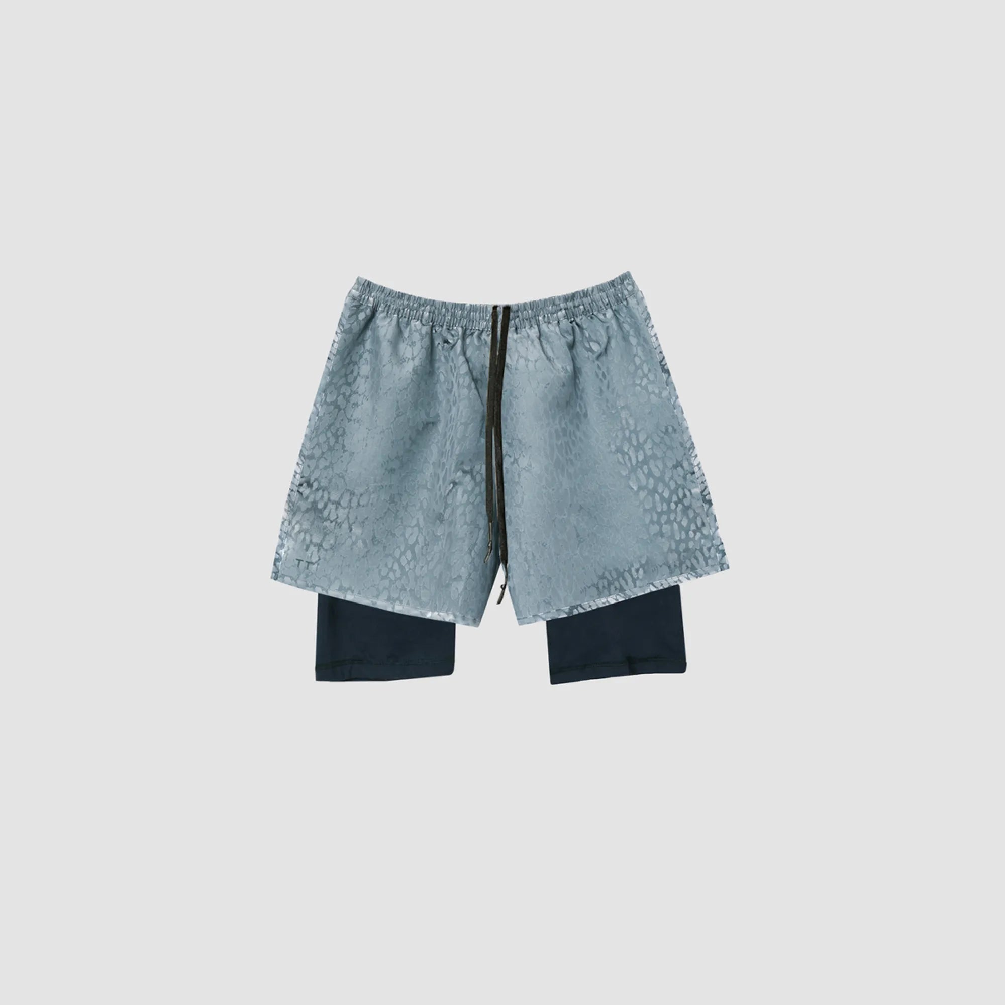 Leopard Space Running Shorts