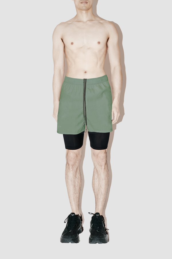 Khaki Running Shorts