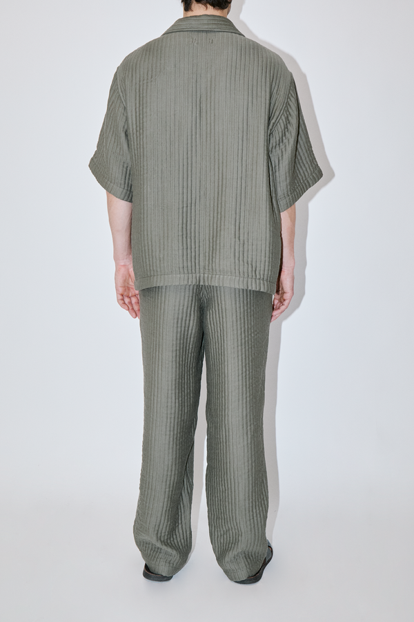 AirCloud Khaki Cotton Cuban Shirt