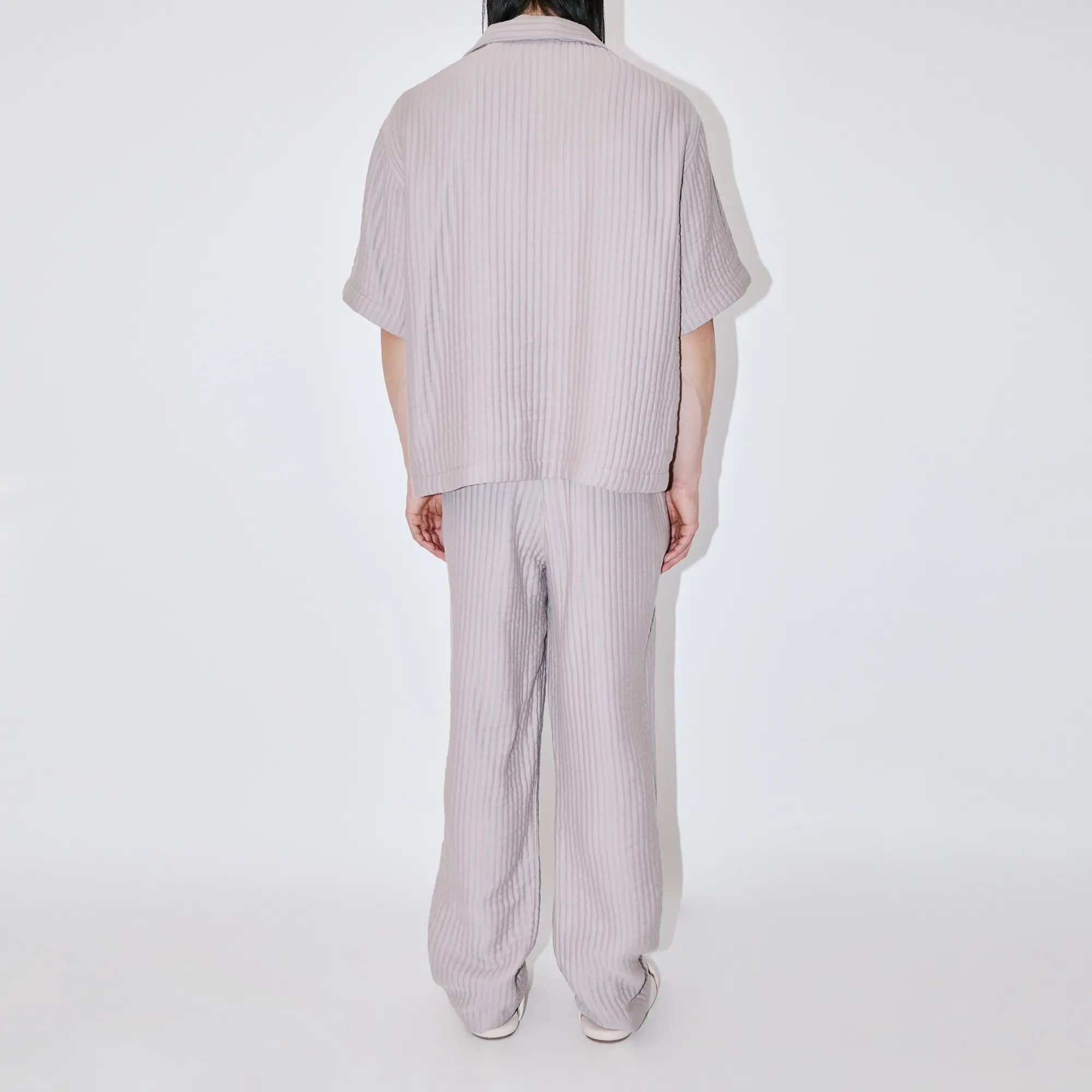AirCloud Taupe Cotton Cuban Shirt