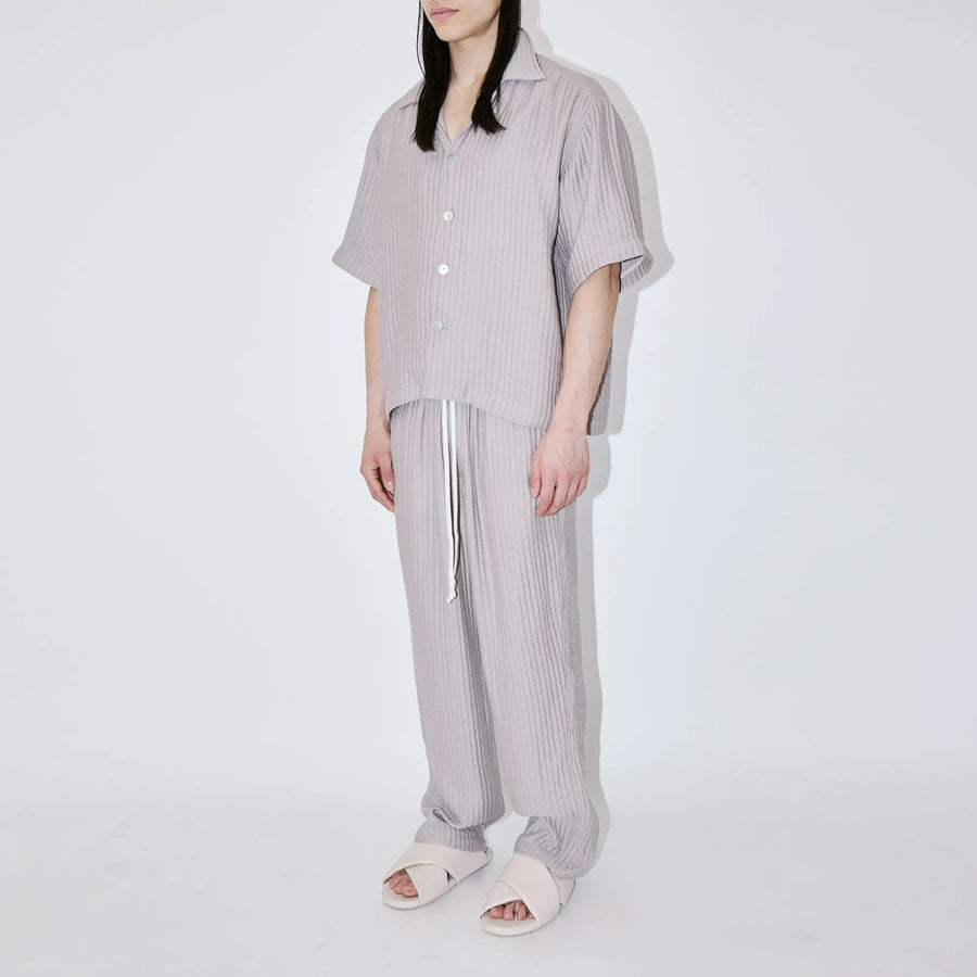 AirCloud Taupe Cotton Cuban Shirt