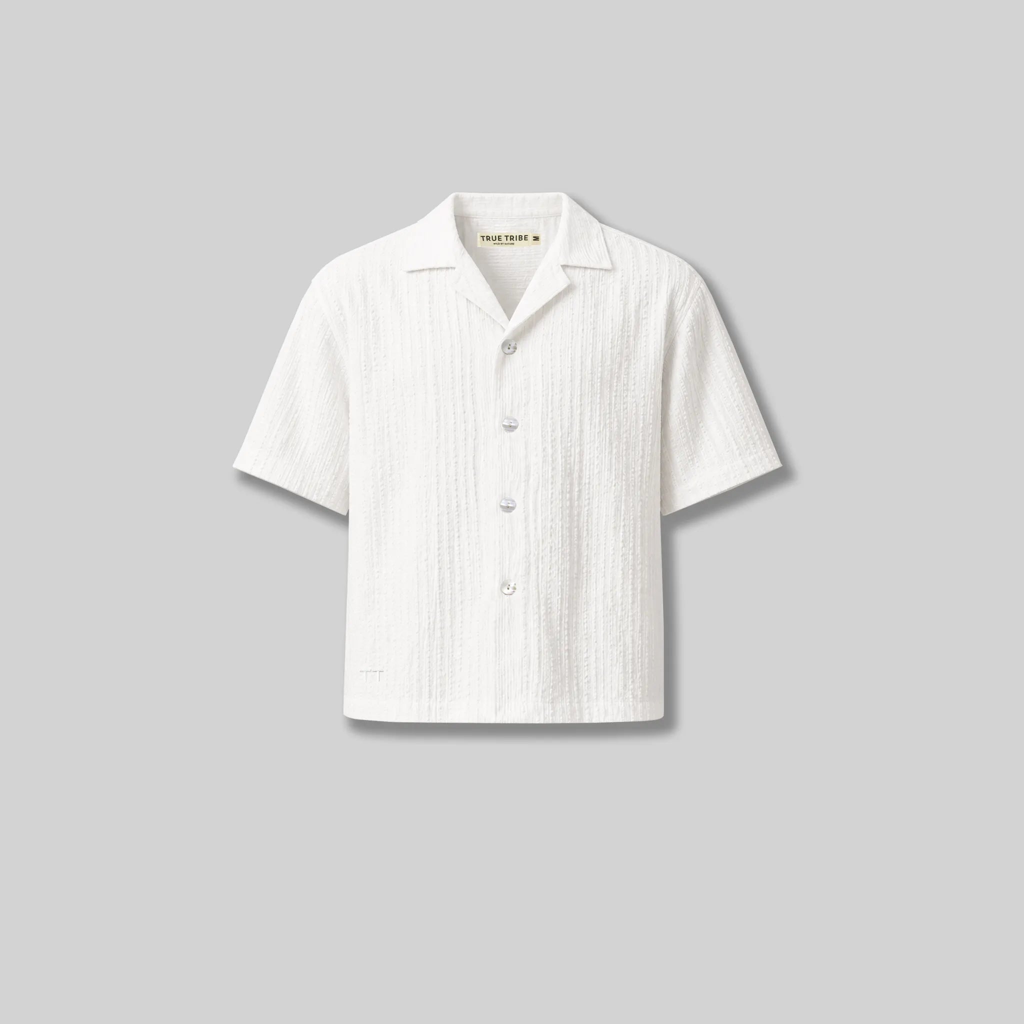 Tribal Seersucker White