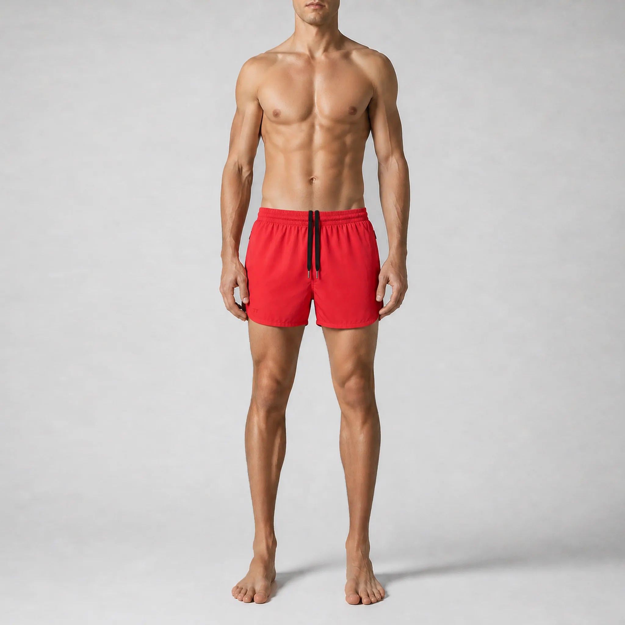 Moon Red Shorter Swim Shorts