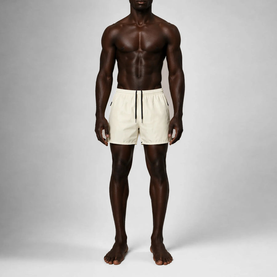 AquaSilk Vanilla Shorter Swim Shorts