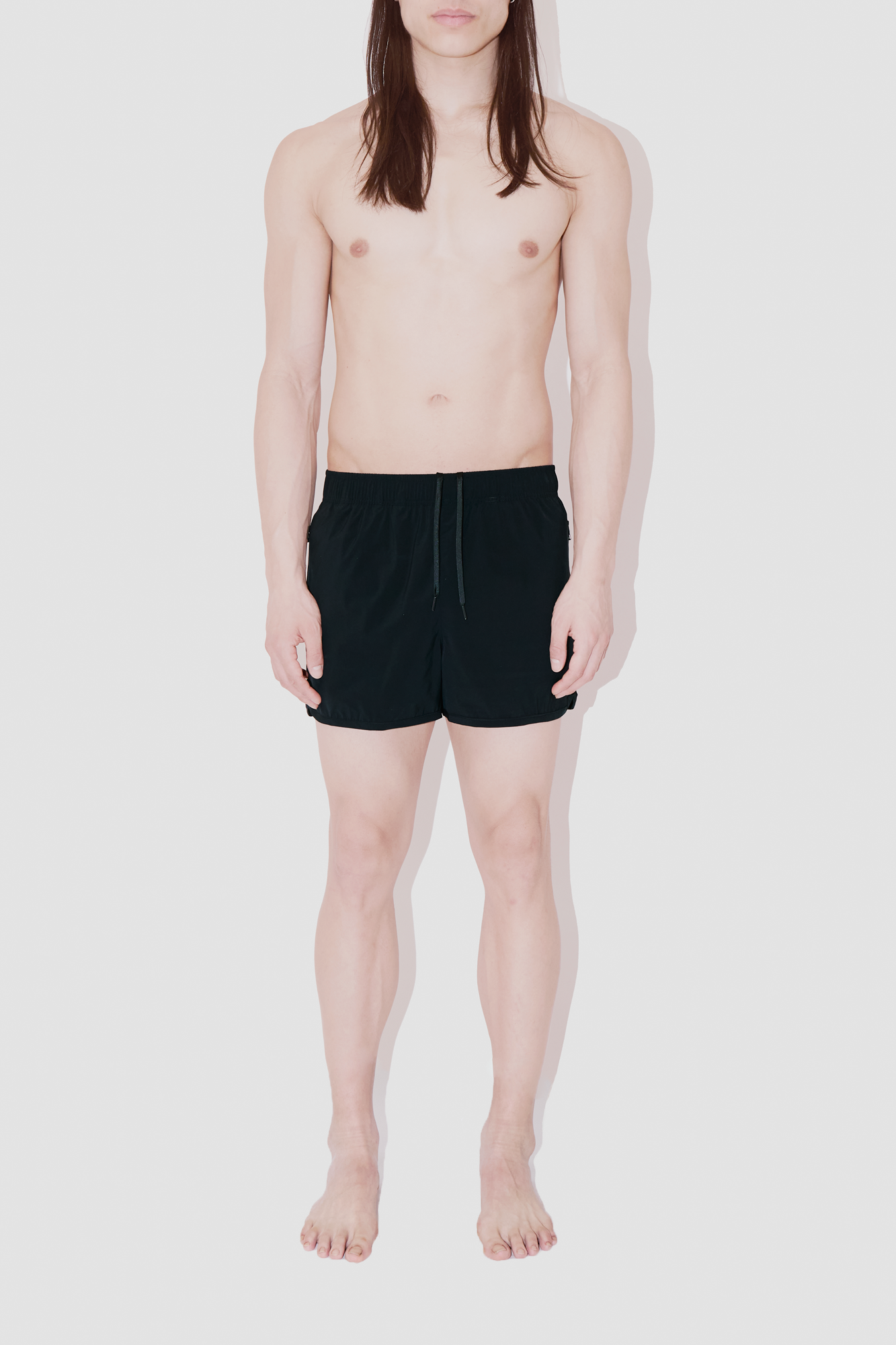 NoirSilk Shorter Swim Shorts
