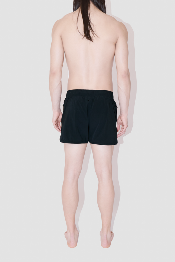 NoirSilk Shorter Swim Shorts