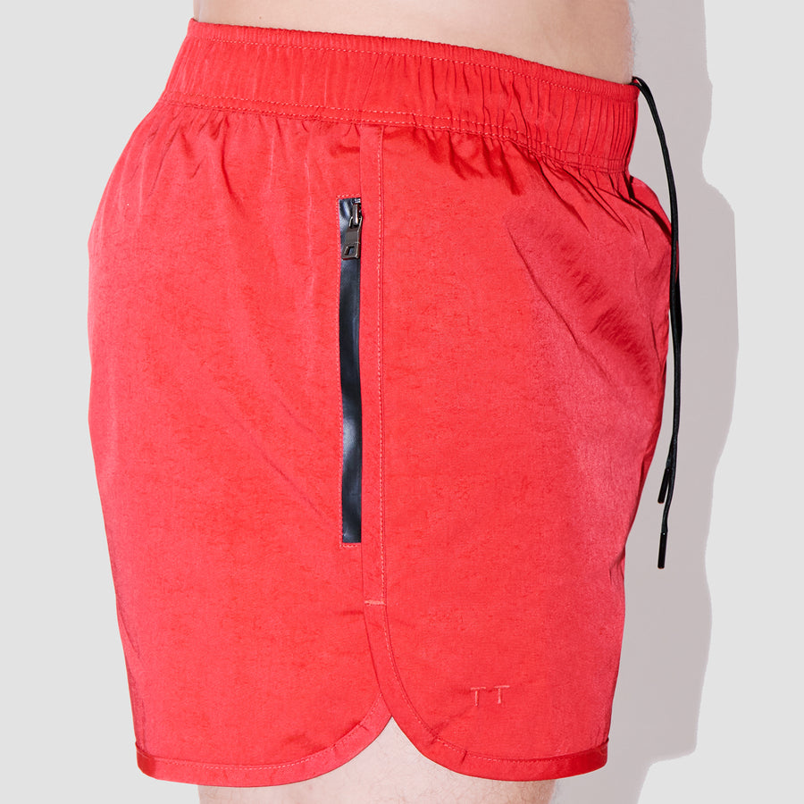 Moon Red Shorter Swim Shorts