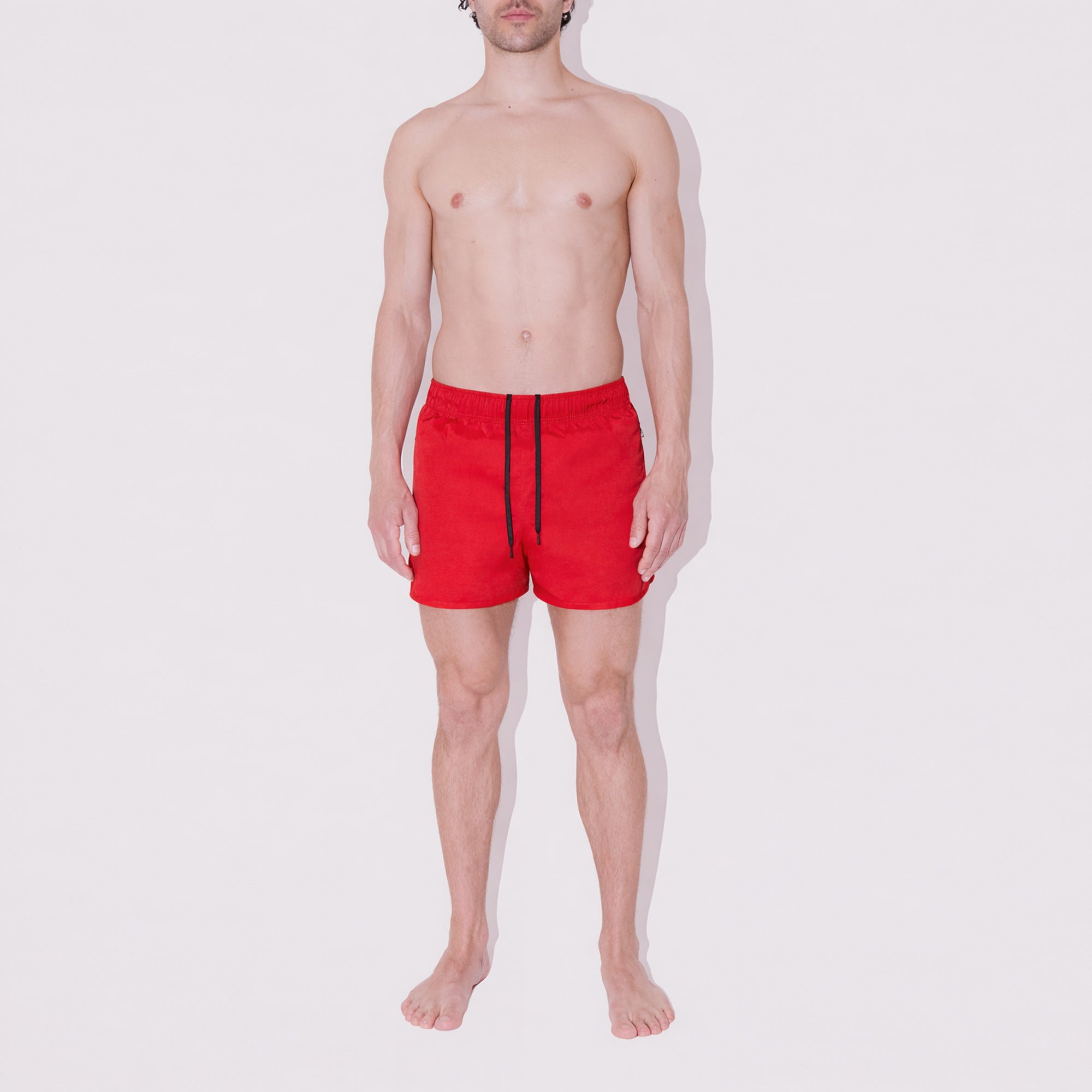 Moon Red Shorter Swim Shorts