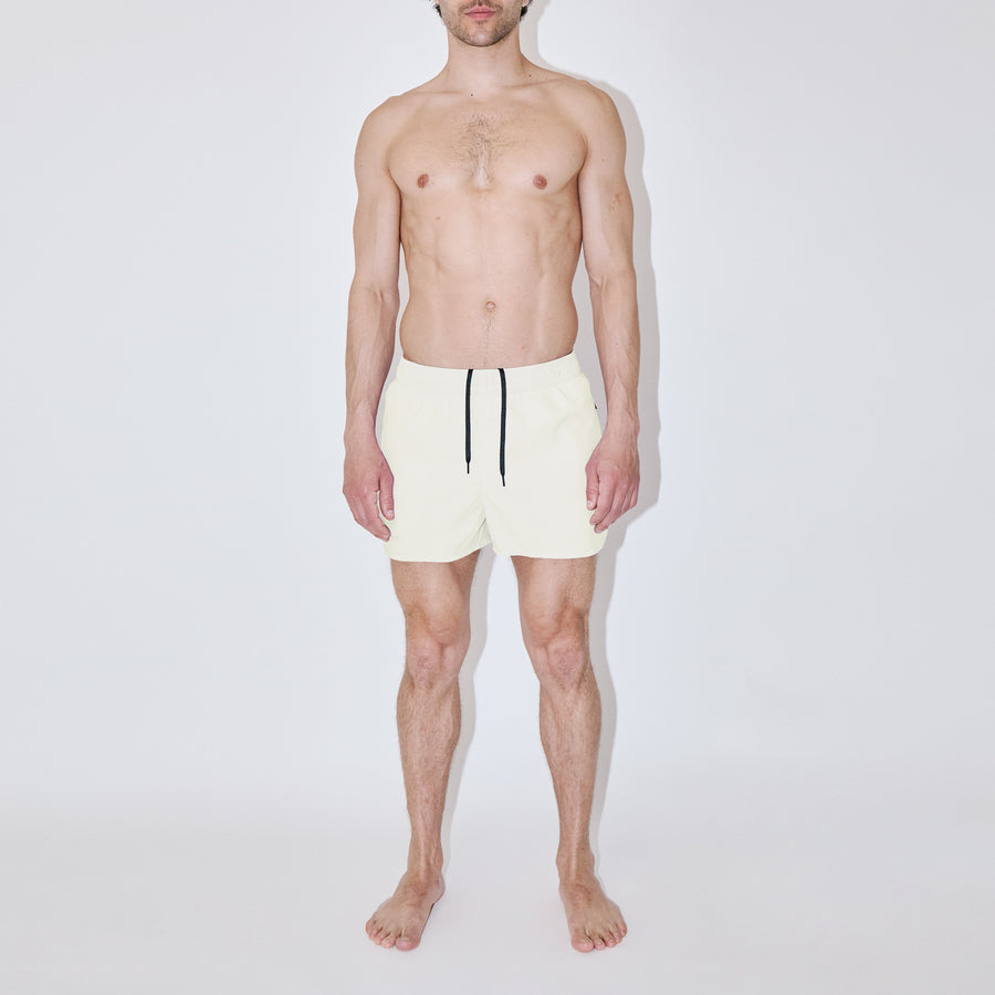 AquaSilk Vanilla Shorter Swim Shorts
