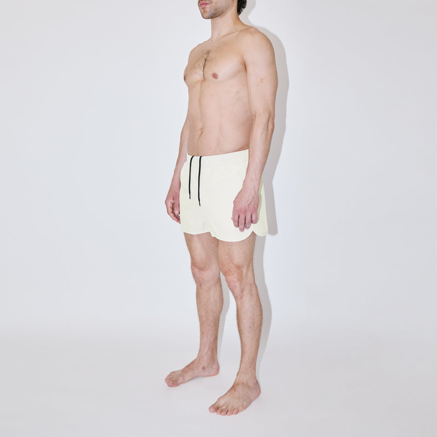 AquaSilk Vanilla Shorter Swim Shorts