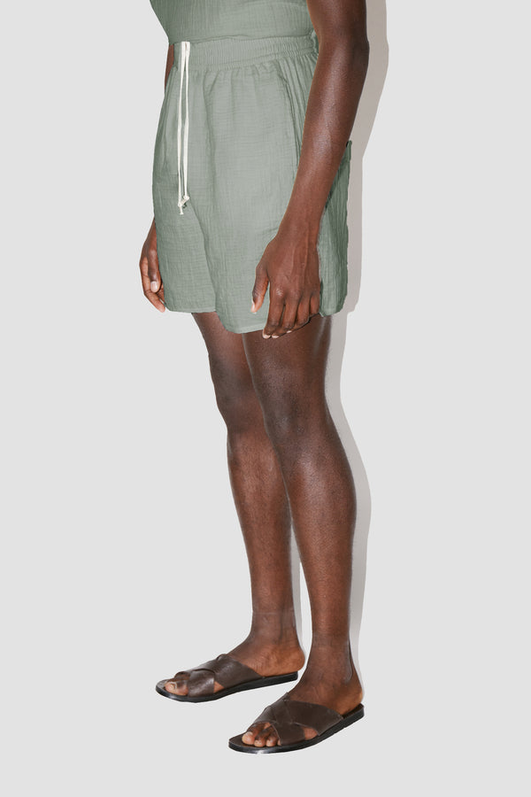 AngelWeave KHAKI GAUZE LOUNGE SHORTS