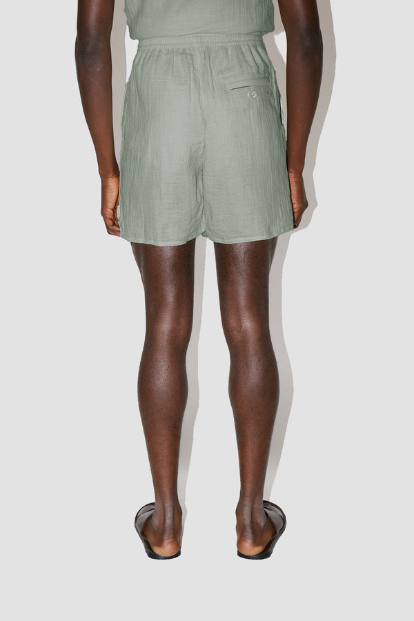 AngelWeave KHAKI GAUZE LOUNGE SHORTS