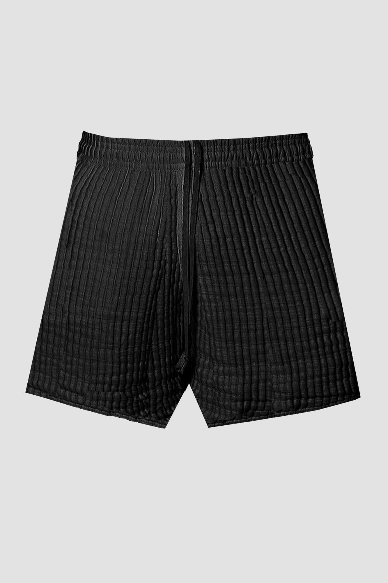 AirCloud BLACK COTTON LOUNGE SHORTS