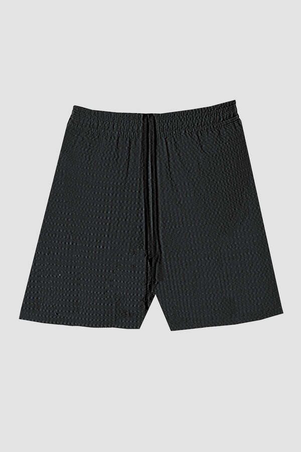 AirFlow BLACK COTTON LOUNGE SHORTS