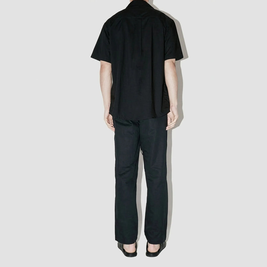 SmoothWeave Black Micro Twill Resort Shirt