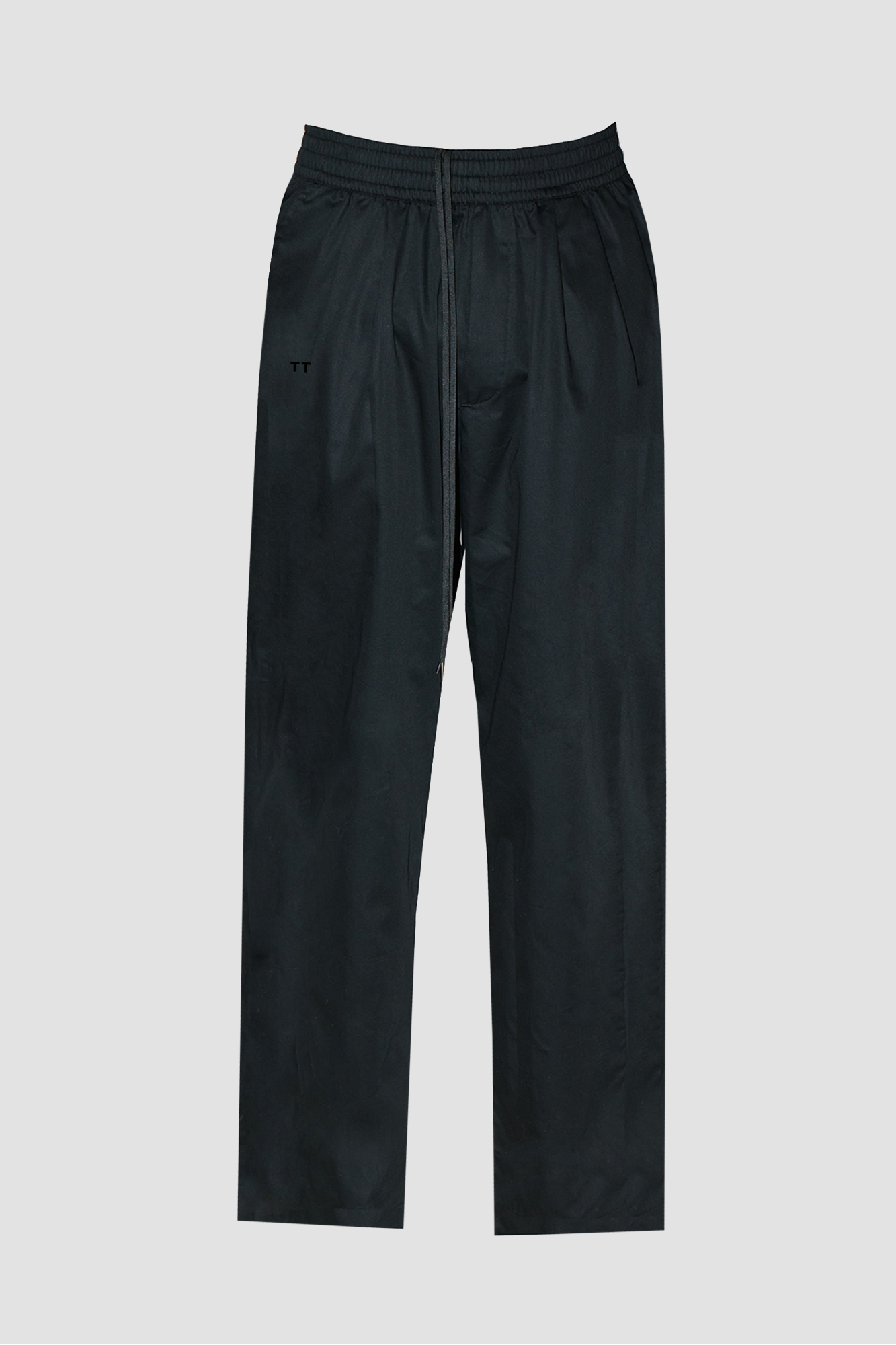 GizaFine Black Satin Lounge Pants