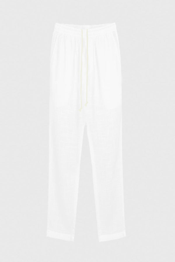 TerraLinen White Classic Pants