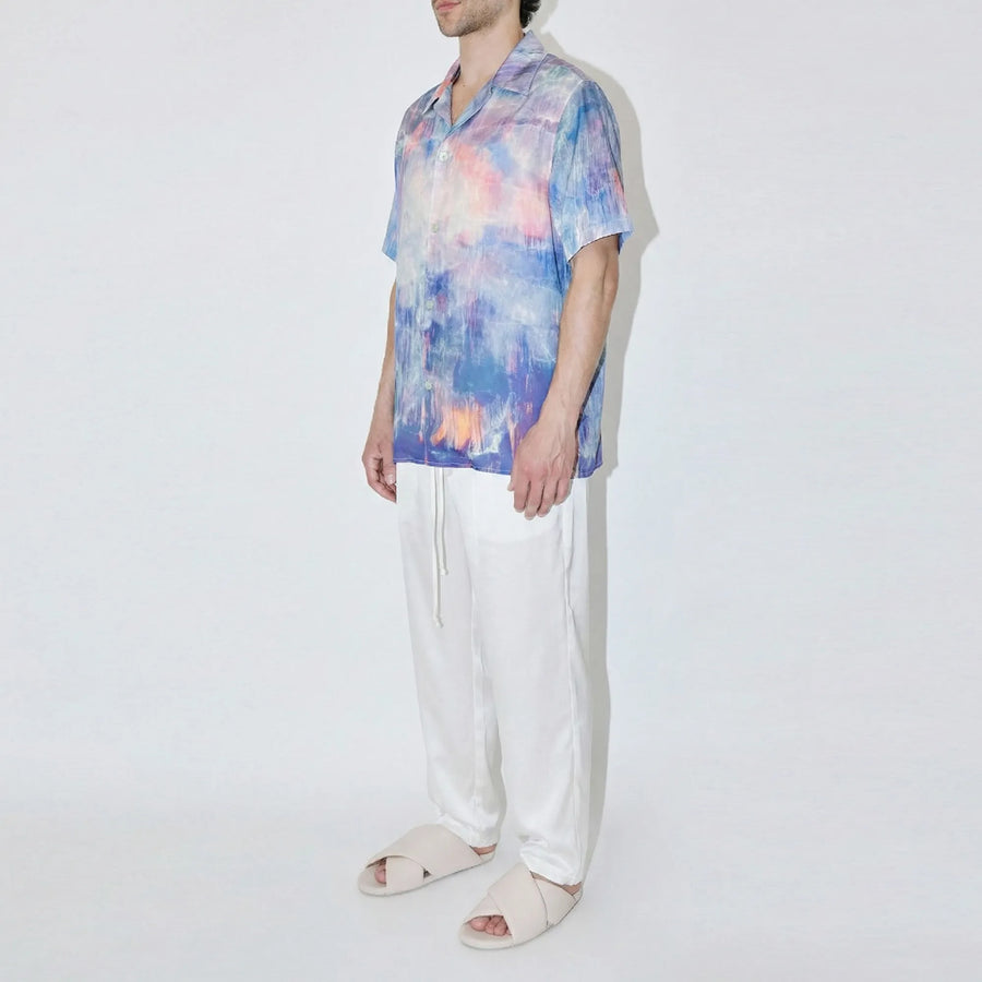 GizaFine Thrive Satin Resort Shirt