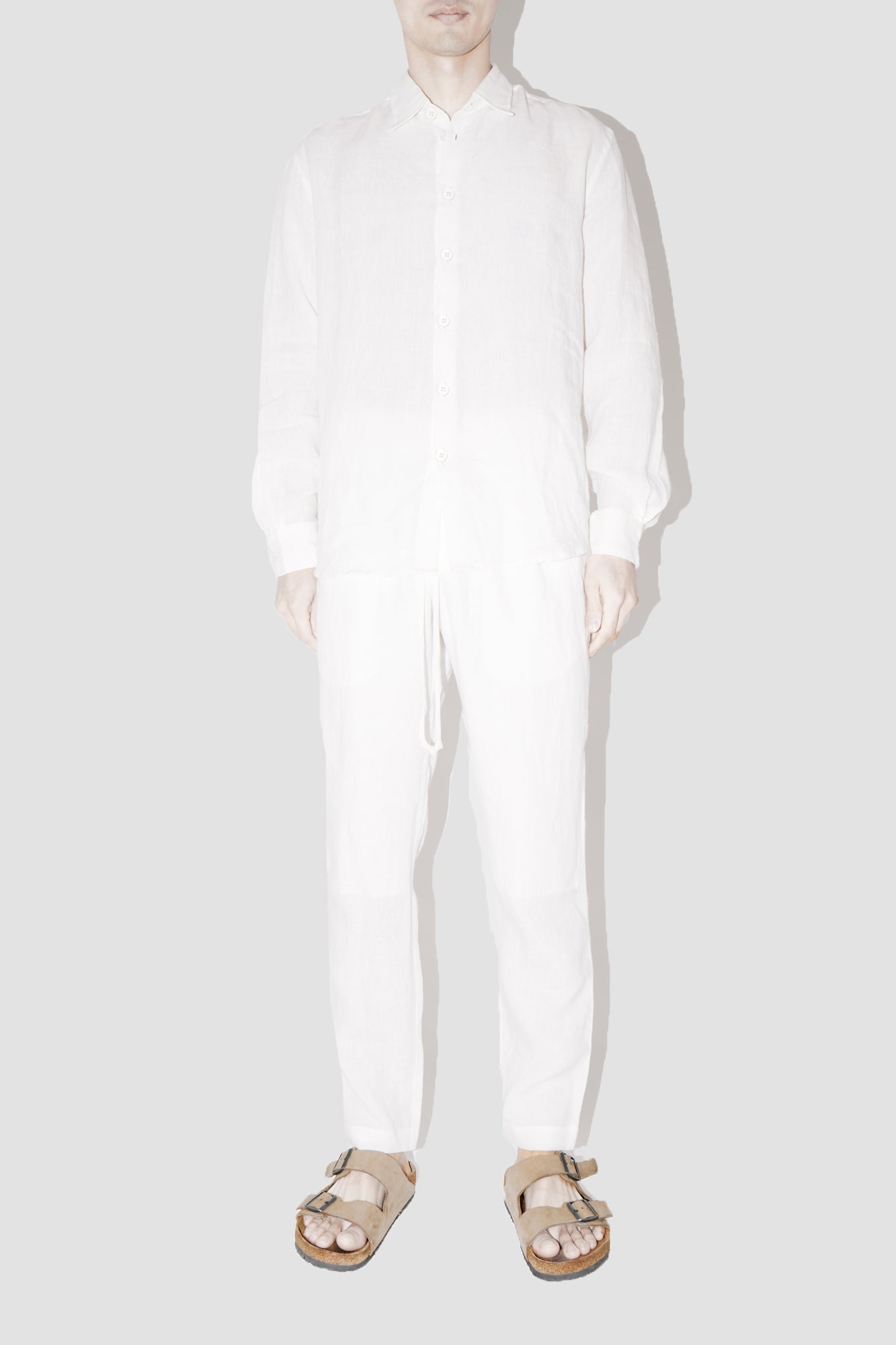 TerraFibre WHITE LINEN CLASSIC SHIRT