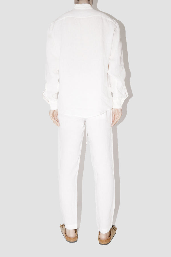 TerraLinen WHITE CLASSIC SHIRT