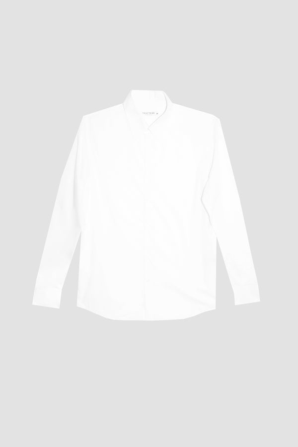 SmoothWeave WHITE MICRO TWILL CLASSIC SHIRT