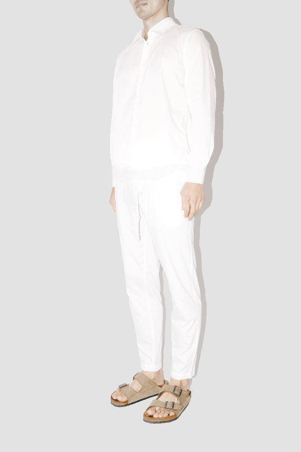 SmoothWeave WHITE MICRO TWILL CLASSIC SHIRT