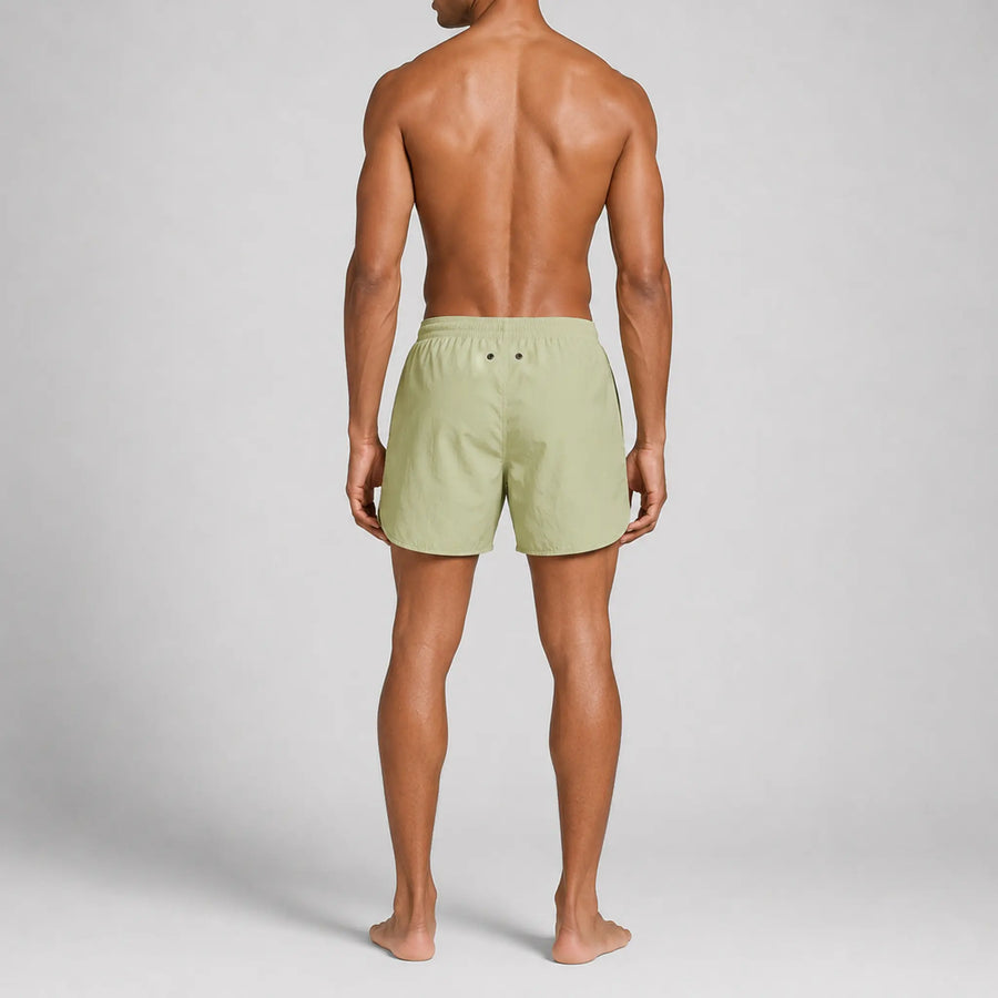 AquaSilk Almond Green Active Swim Shorts