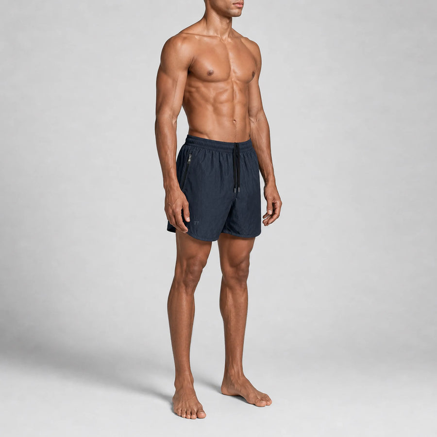 AquaSilk Dark Navy Active Swim Shorts