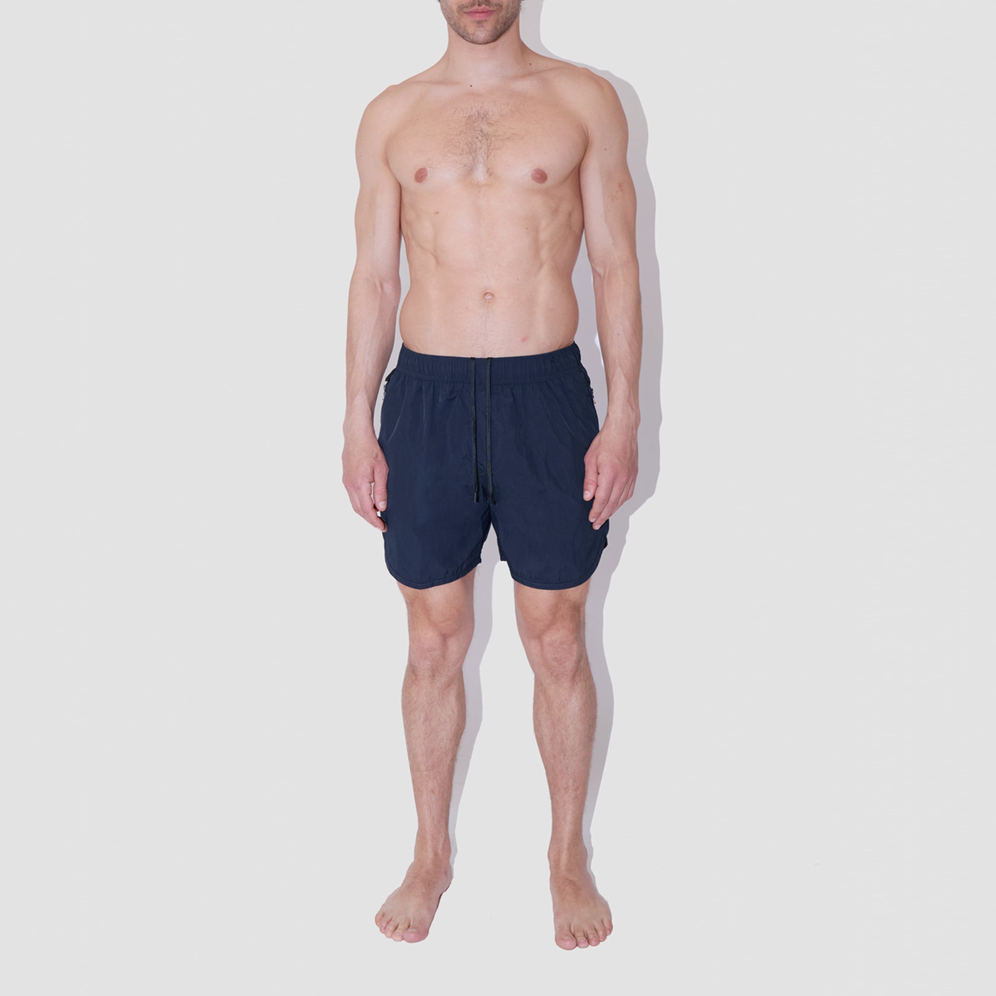 AquaSilk Dark Navy Active Swim Shorts