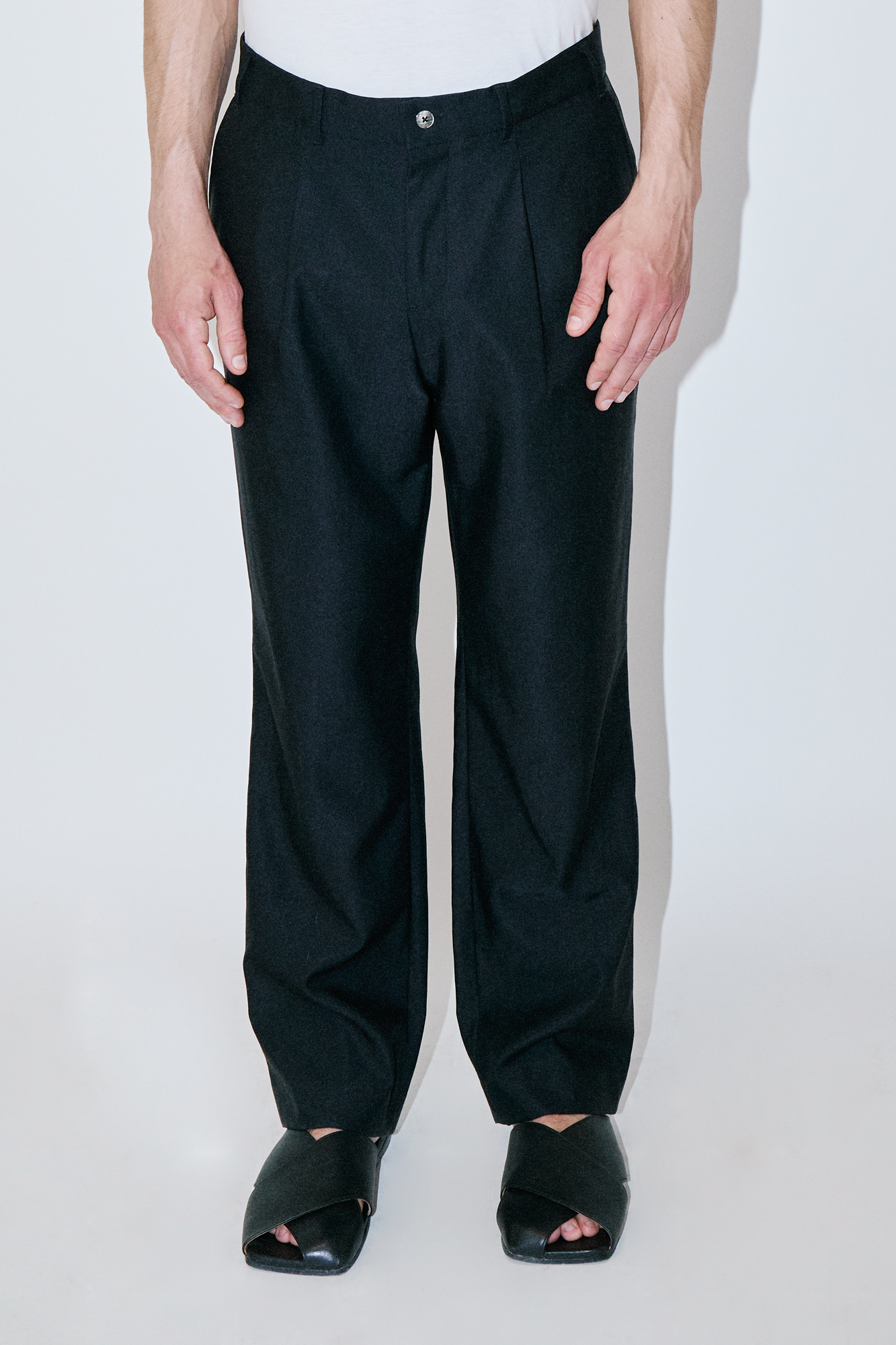 NoirWool Black Evening Pants