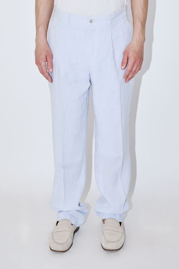 TerraLinen Sky Blue Evening Pants