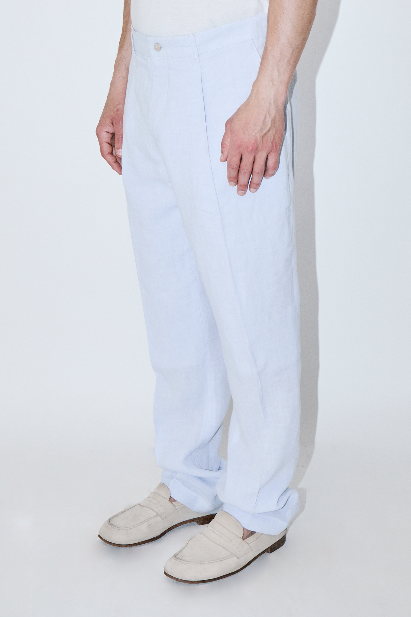 TerraLinen Sky Blue Evening Pants