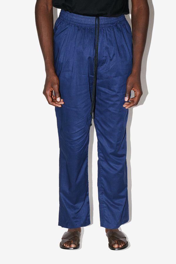 Navy Lounge Pants Front  - Chill Steve