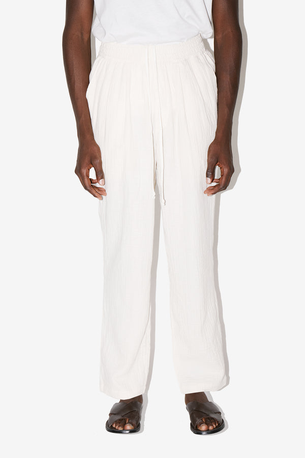 Cream Angel Lounge Pants Front Side - Chill Steve