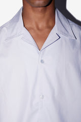 Dusk Resort Shirt Front Collar and Button View - Pablo