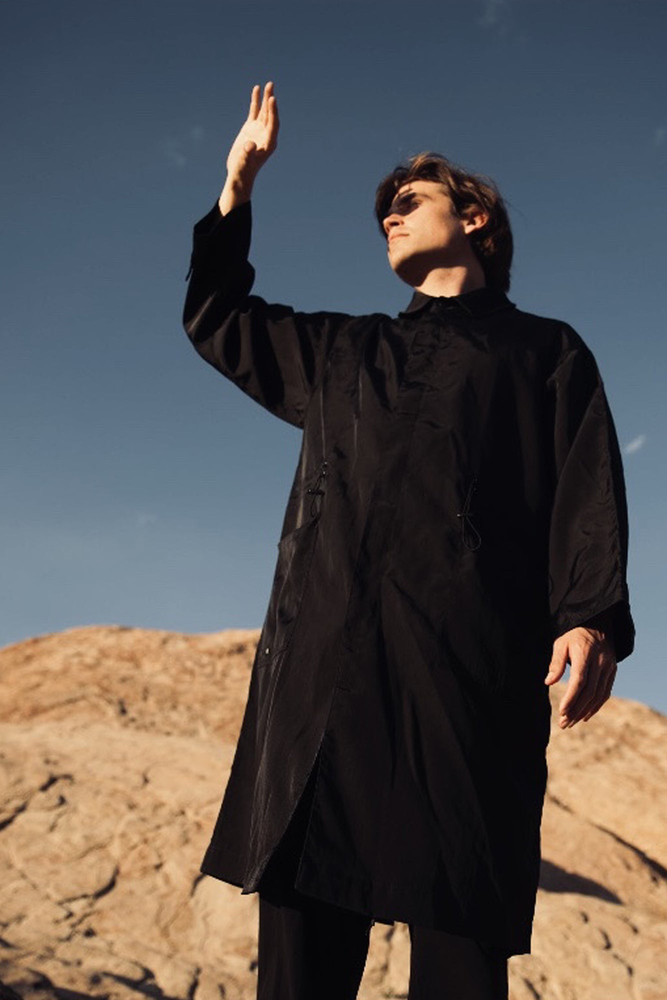 HeavyProtect KLY BLACK TRENCH COAT